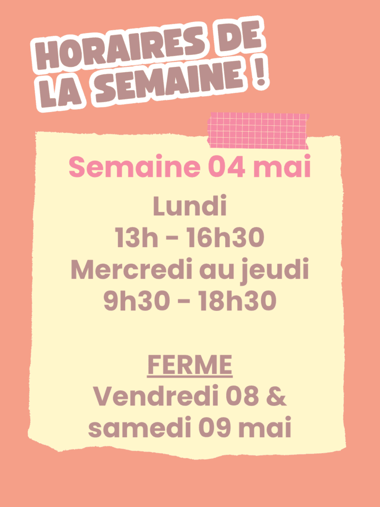 semaine du 04 mai